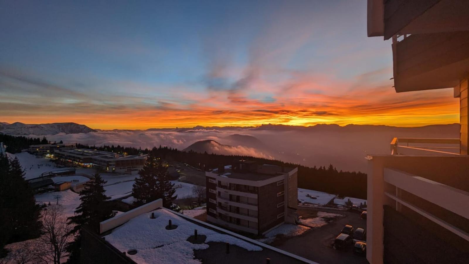 Apartamento Chamrousse 1750 Roche Béranger 50m2 4-6pers Vue panoramique Exterior foto