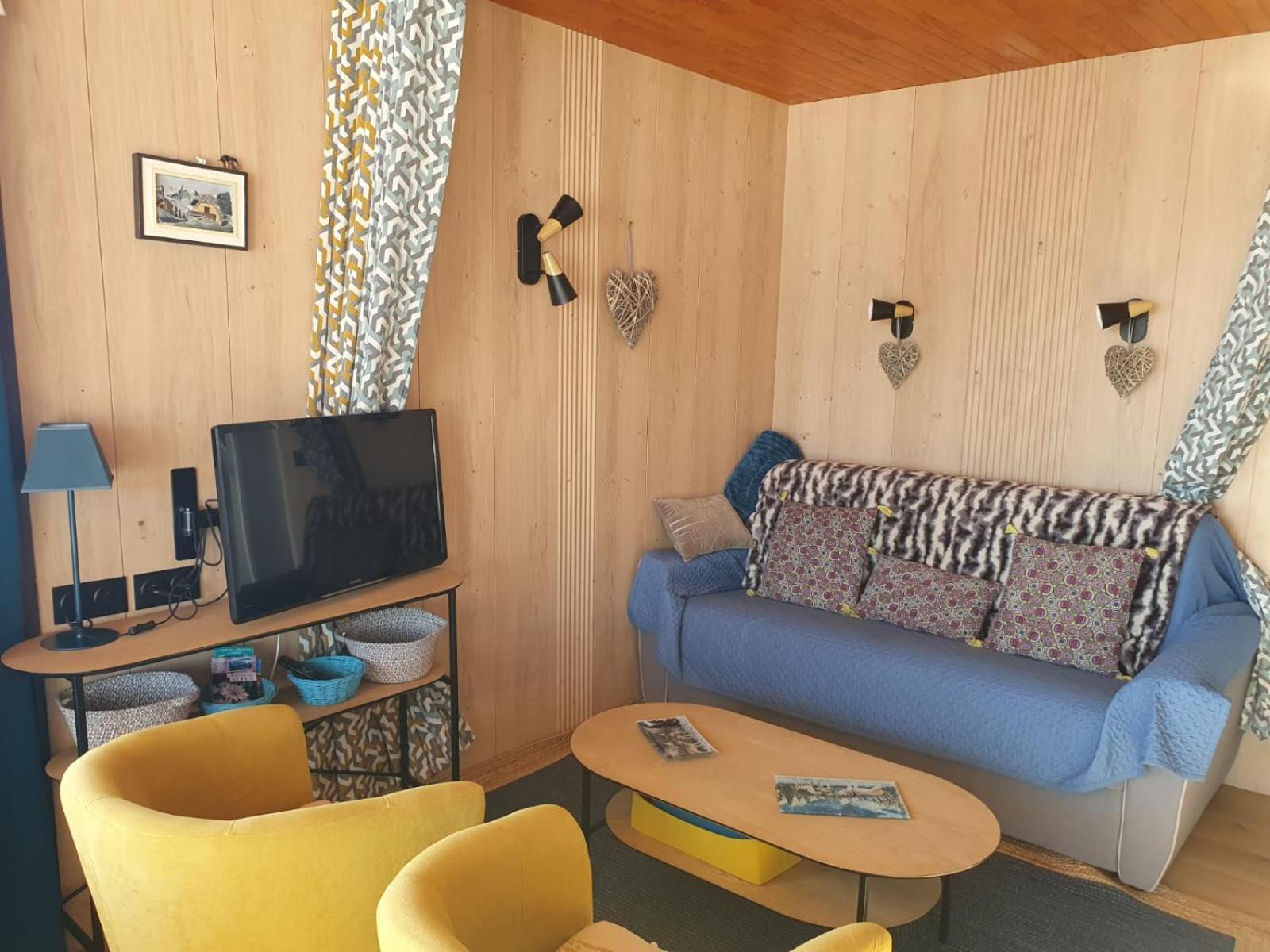 Apartamento Chamrousse 1750 Roche Béranger 50m2 4-6pers Vue panoramique Exterior foto